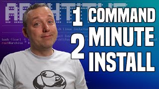 Arch Linux Install in 2 Minutes [upl. by Blanc229]