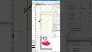 Vectorworks 2024  Change hinge side with BiPart configuration jonathanpickup vectorworks [upl. by Karla]