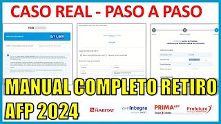 Así debes registrar tu solicitud de retiro de AFP 4 UIT  Tutorial Paso a paso  RETIRO AFP 2024 [upl. by Anwahsat]