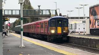 Class 455  South Western Railway  Ashtead Station  31th October 2024 [upl. by Kursh]