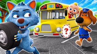 School Bus Lost Wheel Song 🚌  I Lost My Wheel 😱  New✨ More Nursery Rhymes amp Baby Songs [upl. by Gollin]