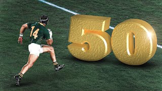 Cheslin Kolbes 50 BEST Sidesteps in Rugby [upl. by Cela]