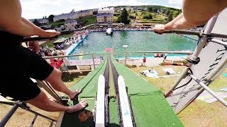 Wasserskispringen WM Klingenthal  GoPro POV [upl. by Imhsar255]