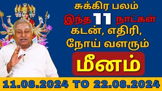 மீனம் கடன் எதிரி நோய் வளரும்  Meenam  rasipalan  astrology  jothidam  Meena rasi [upl. by Arrais]