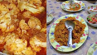 Chicken Biryani 🐥 and phool gubi recipe 😋 [upl. by Omik]