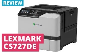 Printerland Review Lexmark CS727de A4 Colour Laser Printer [upl. by Ahsercel778]