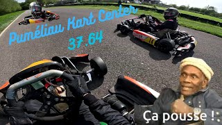 Kart Center Pluméliau  On roule avec 2 kartings de compétition  3764 [upl. by Novert]