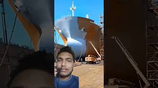 How is painted ship ship shipbuilding cruiseship shipyard shipping shipwright cruise [upl. by Prochoras179]