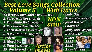 BEST LOVE SONGS COLLECTION WITH LYRICS VOLUME 5 [upl. by Adianez585]