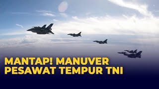 Mantap Atraksi Pesawat Tempur di HUT ke77 TNI Bikin Presiden Jokowi dan Panglima Kagum [upl. by Nylirehs]