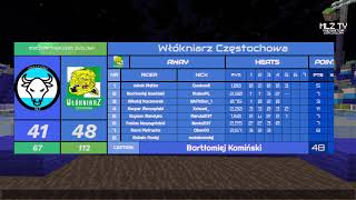 Unia Leszno vs Włókniarz Częstochowa  Stream z jednej kamery  Live  Minecraftowa Liga Żużlowa [upl. by Ripp]