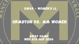 Women’s LL  Urmston Away [upl. by Kaslik]