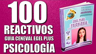 Guía CENEVAL EGEL PLUS PSICOLOGÍA 100 Reactivos Simulador ¡Resuelta y Actualizada [upl. by Renrut]