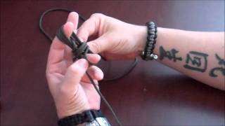 Paracord FOB  Monkeys Fist  Square Knot Part 1 [upl. by Amme]