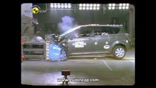 Euro NCAP  Toyota Corolla Verso  2004  Crash test [upl. by Abran]