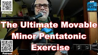 The Ultimate Movable Minor Pentatonic Exercise guitar [upl. by Retxed]