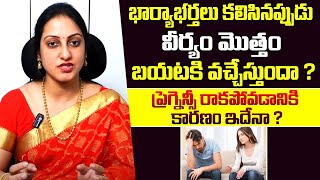 వీర్యం మొత్తం బైటకి వచ్చిందా Dr Suma Varsha Explains About Sperm Leakage  Santana Seva [upl. by Arocet]