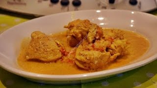 Recette facile de poulet lait coco au thermomix de Vorwerk [upl. by Lleznol]