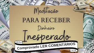 🧘‍♀️ MEDITAÇÃO para RECEBER DINHEIRO INESPERADO BobProctor meditaçãoetarot [upl. by Airemahs931]