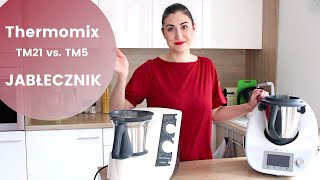 THERMOMIX TM21 I TM5 w akcji czyli pieczemy JABŁECZNIK [upl. by Bethel]