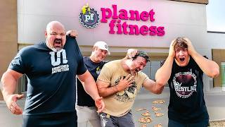 KICKED OUT OF PLANET FITNESS FOR ARM WRESTLING WITH DEVON LARRATT [upl. by Janik]