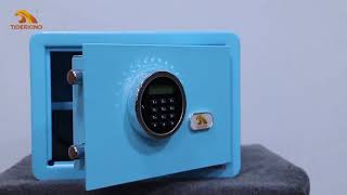 Tigerking Small Personal Safe Blue E25LK [upl. by Tuddor852]