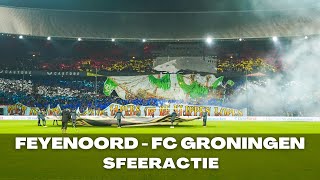 Sfeeractie Feyenoord  FC Groningen halve finale KNVB beker [upl. by Rolland]