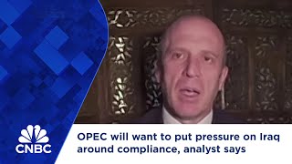 OPEC will want to put pressure on Iraq around compliance analyst says [upl. by Ardnwahs]