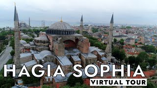 Hagia Sophia Guided Virtual Tour 2020  RARE Mosaic Revealed for the FIRST TIME [upl. by Cristobal313]