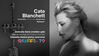 Donostia Awardgiving ceremony for Cate Blanchett 2024 [upl. by Nele]