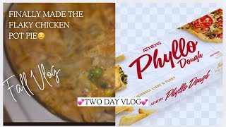 Flaky Chicken Pot Pie using Phyllo Dough  Easy Weeknight Dinner Recipe👩🏾‍🍳 [upl. by Victorie616]