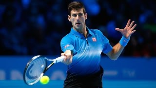 Djokovic vs Federer ATP Finals 2015 Final Highlights [upl. by Ogram]