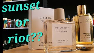 sunset riot allsaints fragrance  first impression [upl. by Murielle]