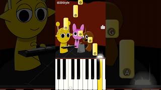 Music group Animation Sprunki 2DStyle  Piano Cover [upl. by Hullda]