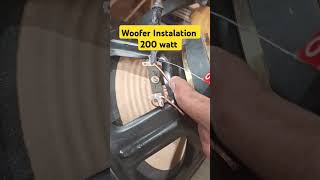 woofer instalation 200 watt [upl. by Nawk]