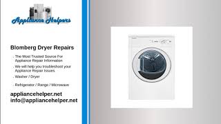 Blomberg Dryer Repairs [upl. by Nivri]