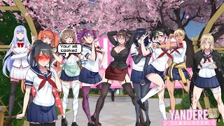 KILLING ALL RIVALS IN YANDERE CHAN SIMULATOR  DL [upl. by Hayikat265]