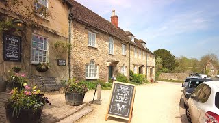 Lacock Village Walk English Countryside 4K [upl. by Byrdie]