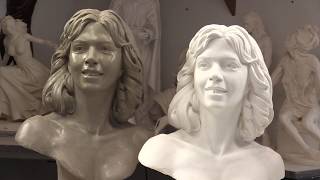 Sculpting a Portrait Making a Mold and a Cast [upl. by Attenwad]