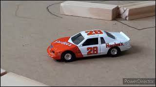 1983 Yarborough flip  Nascar stop motion reenactment [upl. by Noakes]