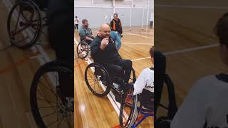 Junior Wheelchair AFL Football Match  Wheelchair Sports for Kids [upl. by Azenav]