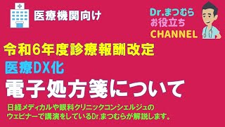 2024年診療報酬改定 重要視されている医療DXの要件の１つ電子処方箋について [upl. by Maclay836]