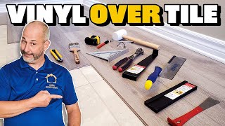 10 Tips For Installing Vinyl Over Tile [upl. by Nahshunn]