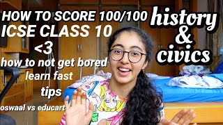 23 How to score 100100 in ICSE Class 10 History amp Civics [upl. by Brindle]