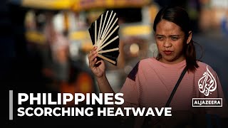 Philippines heatwave Schools close amid scorching weather [upl. by Jeff395]