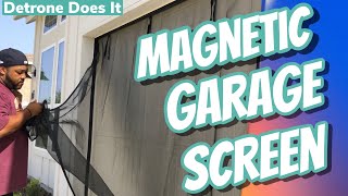 Magnetic Screen Door  Fast amp Easy Mesh Screen Install [upl. by Naamana]