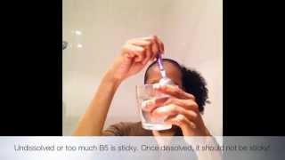 Part 1 of 2 Make Liquid Panthenol Using B5 Powder [upl. by Neillij]