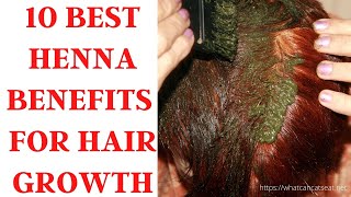 10 Best Henna Benefits For Hair Growth  Naturesfillcom [upl. by Rodenhouse]