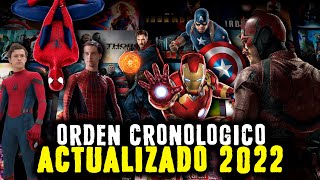 Como Empezar a VER MARVEL en 2022 ORDEN CRONOLOGICO de MARVEL ACTUALIZADO Películas y Series [upl. by Eniac]