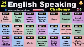 The 21Day English Speaking Challenge [upl. by Harden]